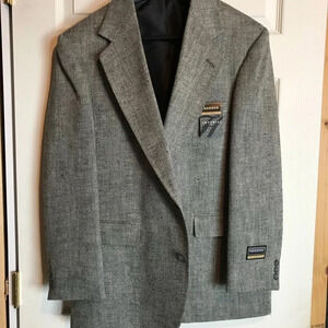 NWT Haggar Blazer Herringbone 40R Sport Coat